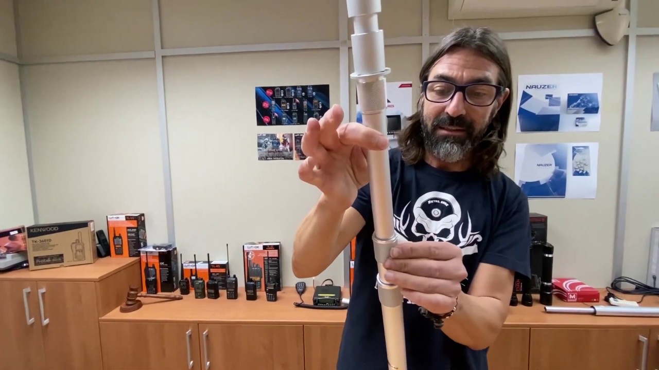 DIAMOND AM 450 Mástil telescópico aluminio 4,5 metros en 4 tramos