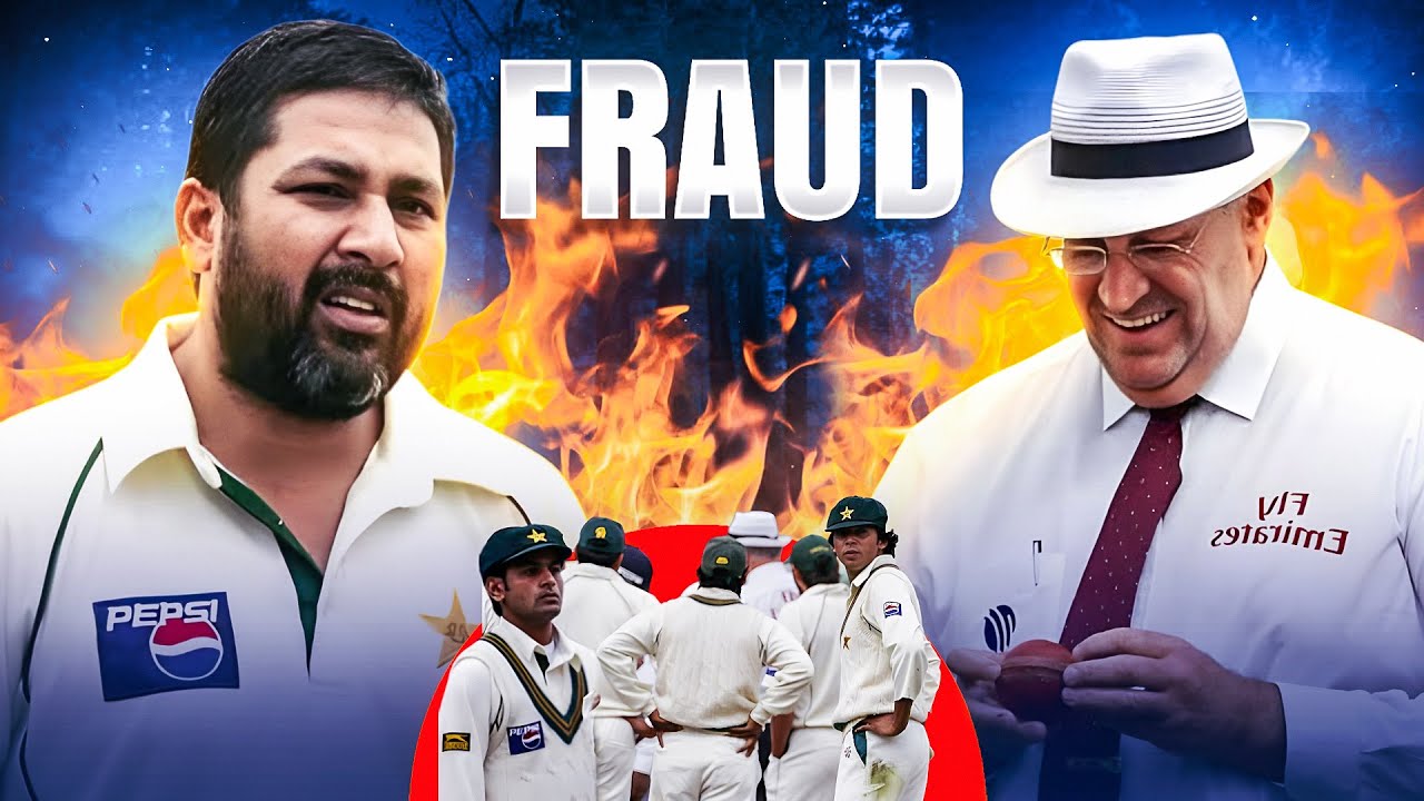 FRAUD 2006 - Story of Oval test Pakistan vs England ball tempering incident