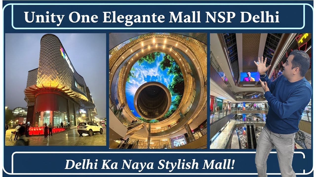 Elegante mall nsp delhi / unity one elegante mall nsp complete tour / elegante mall pitampura