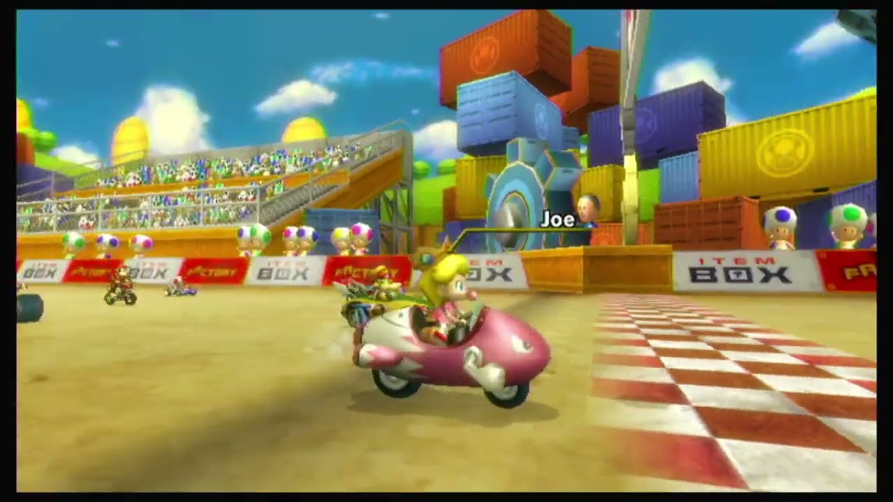 Mario Kart Wii: All Tracks with Baby Peach