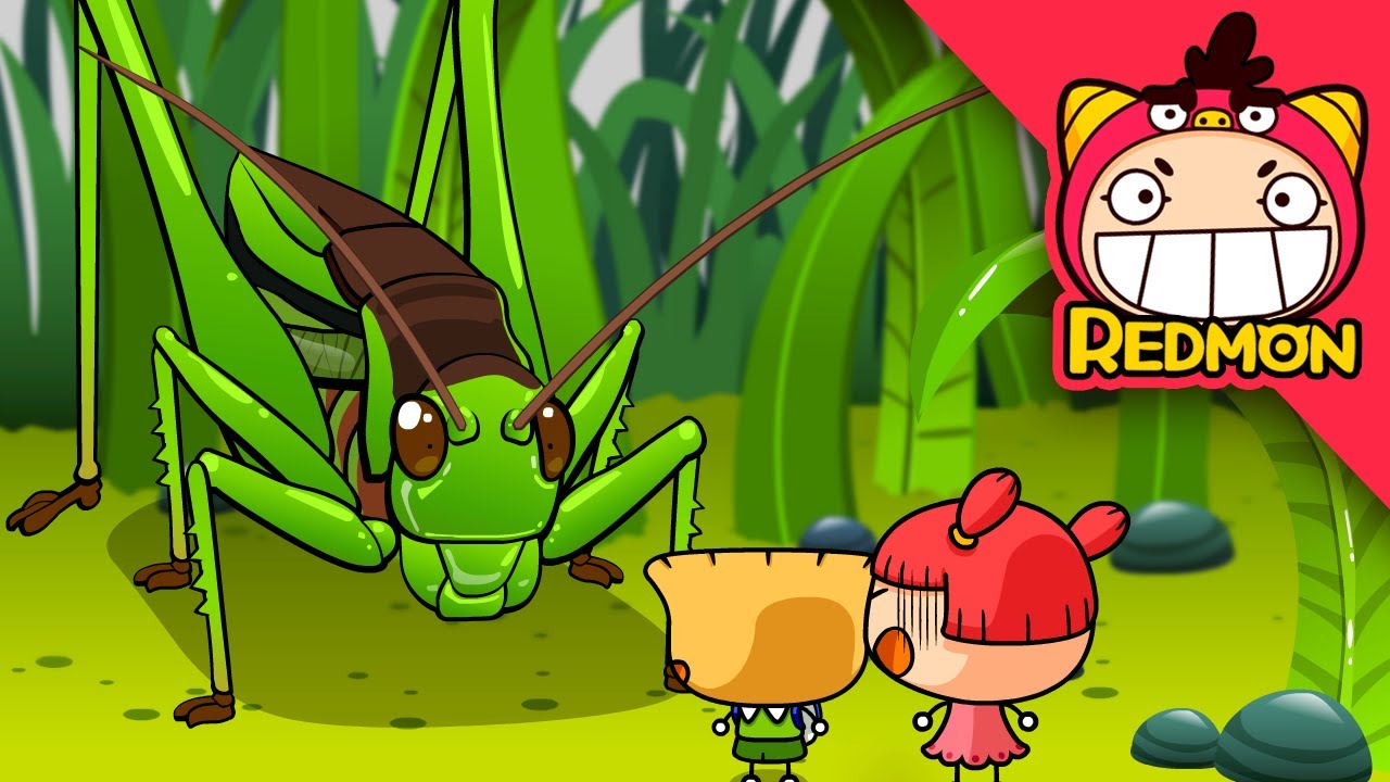 A busy bush cricket and an honest honeypot ant | Insect world #03 | REDMON