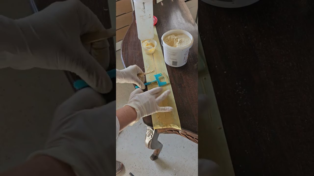 Cracked Hand Carved Table Transformation That'll Leave You Speechless!