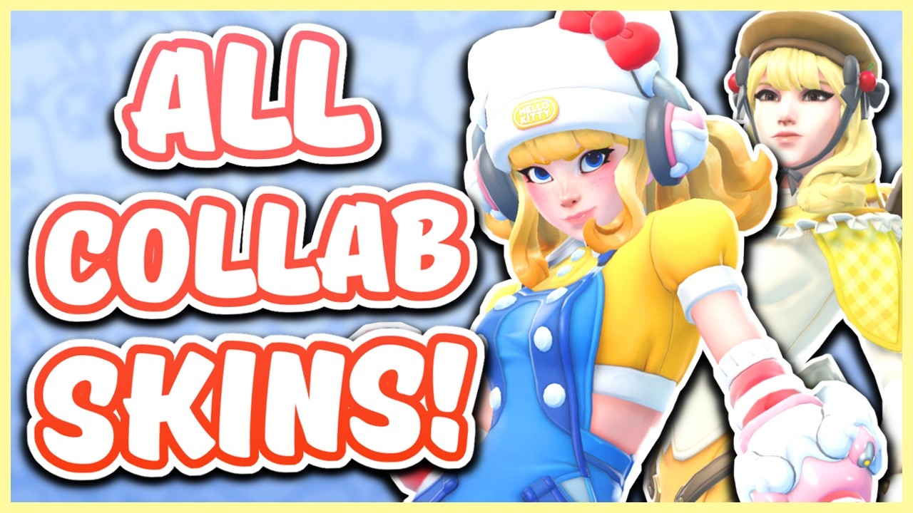 All Overwatch x Hello Kitty Collab SKINS & ITEMS