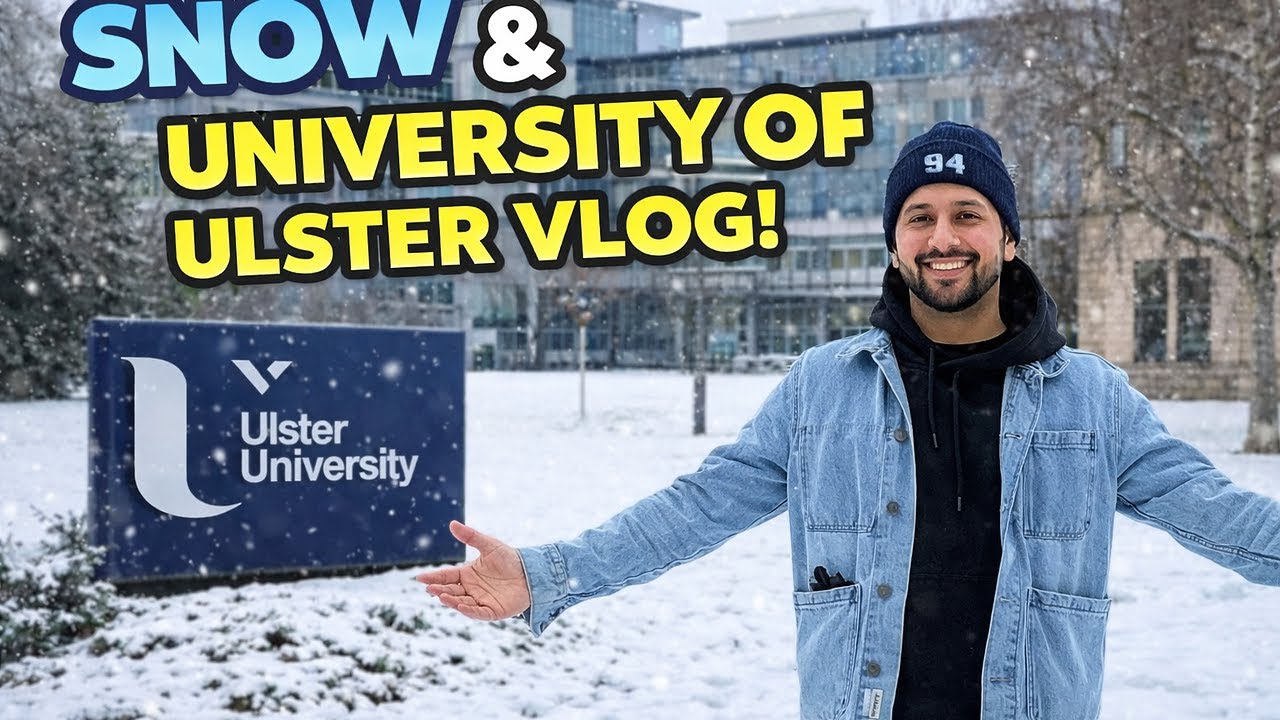 ❄️ Birmingham City & Ulster University | Snowy Winter Vlog ❄️