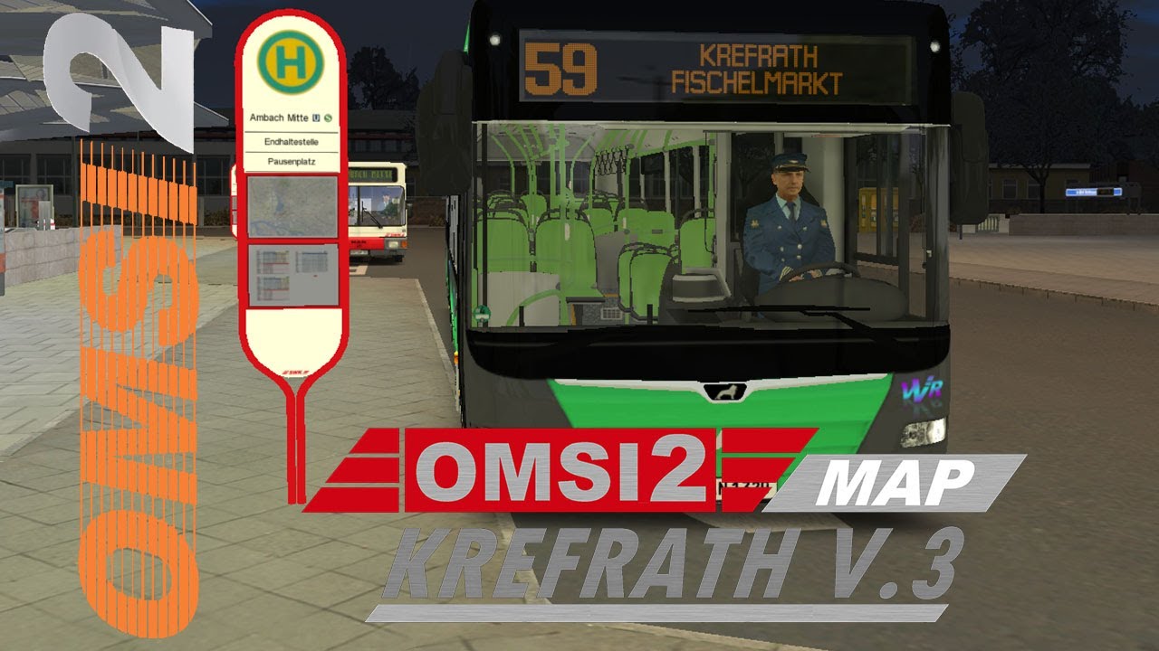 [OMSI2] 🚌 Linie 59 Krefrath | Leitstellenfahrt Live Tour 2 🚌 [MP]