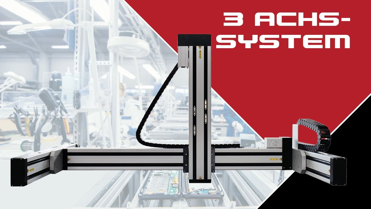 Overhead Achskombination aus 4 Linearachsen | isel Germany