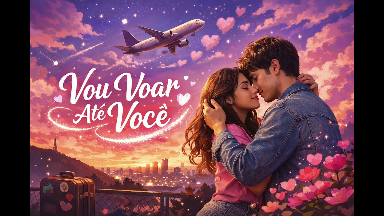  🎶 Música Vou Voar Até Você ✈️💖 uma  Música Romântica de Amor à Distância