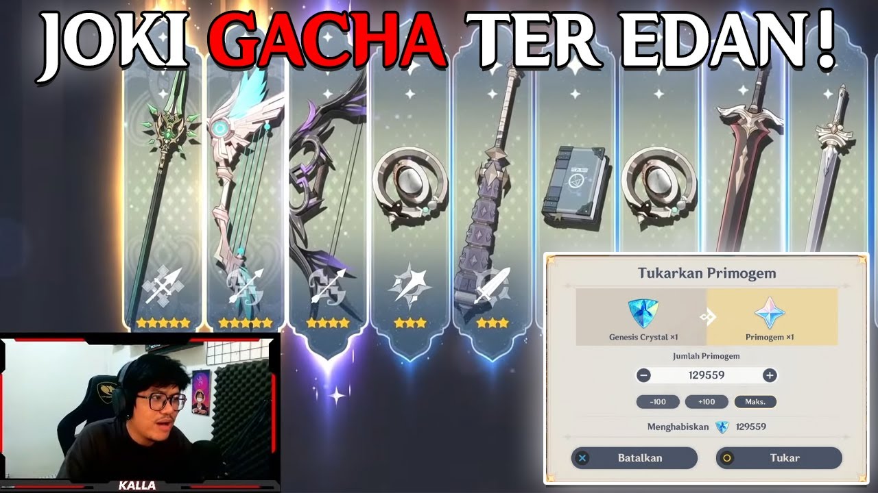 Bertabur Bintang 5! Joki Gacha Bikin Merinding! | Genshin Impact Indonesia