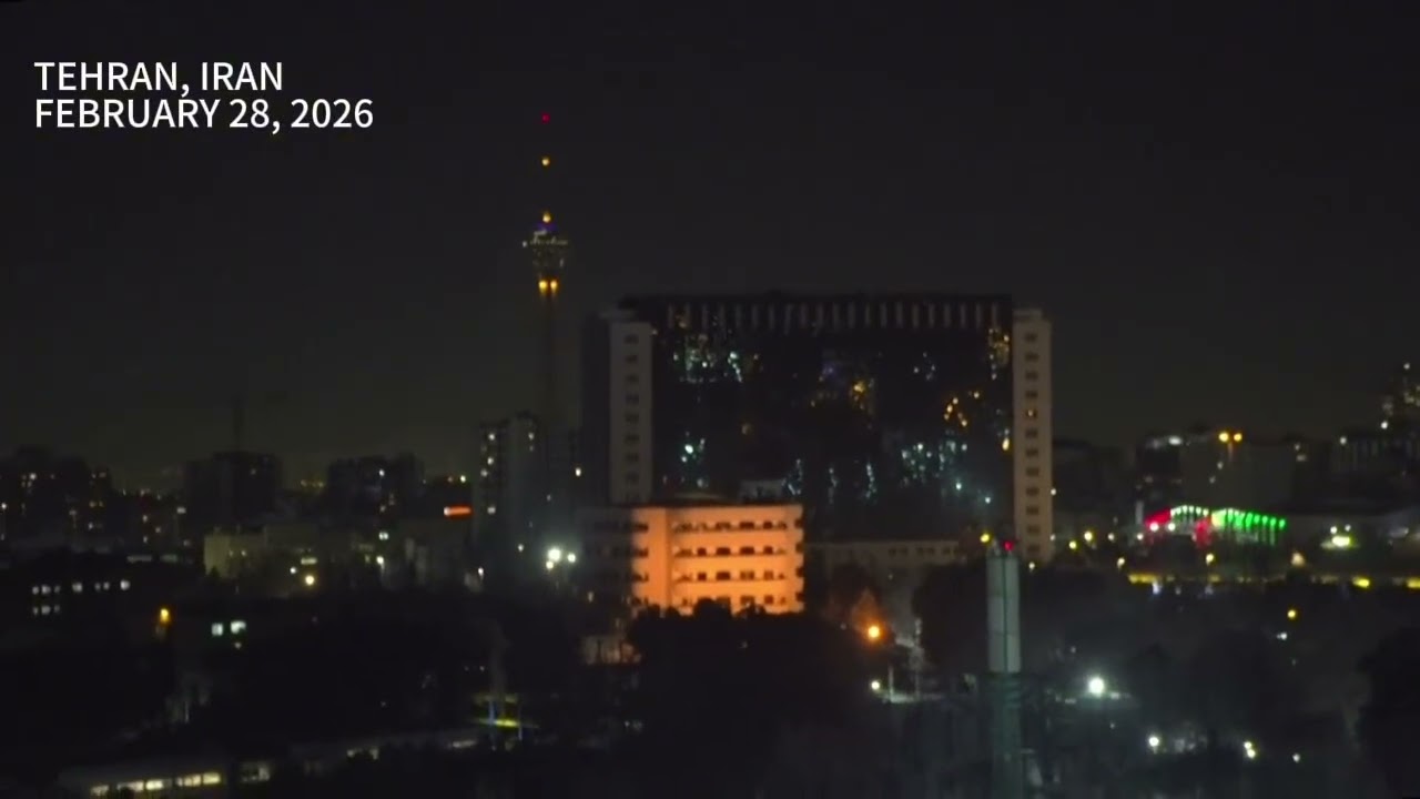 SCENE Tehran night as authorities urged evacuation after US-Israel strikes 