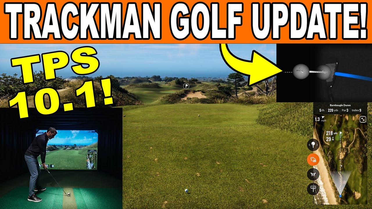 HUGE Trackman Golf Simulator UPDATE! TPS 10.1! (Full Demo & Review)