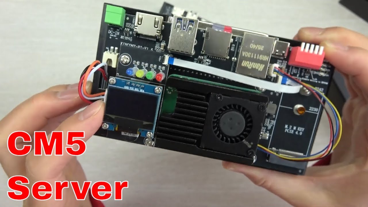 Сервер домашней автоматизации Raspberry Pi5 на DIN-рейке для Home Assistant