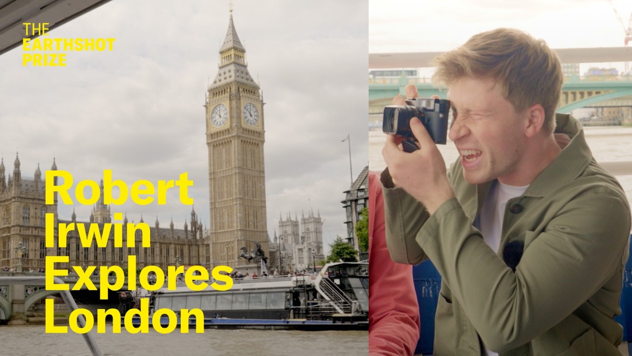 Robert Irwin Explores London with Earthshot Prize Finalists on the River Thames