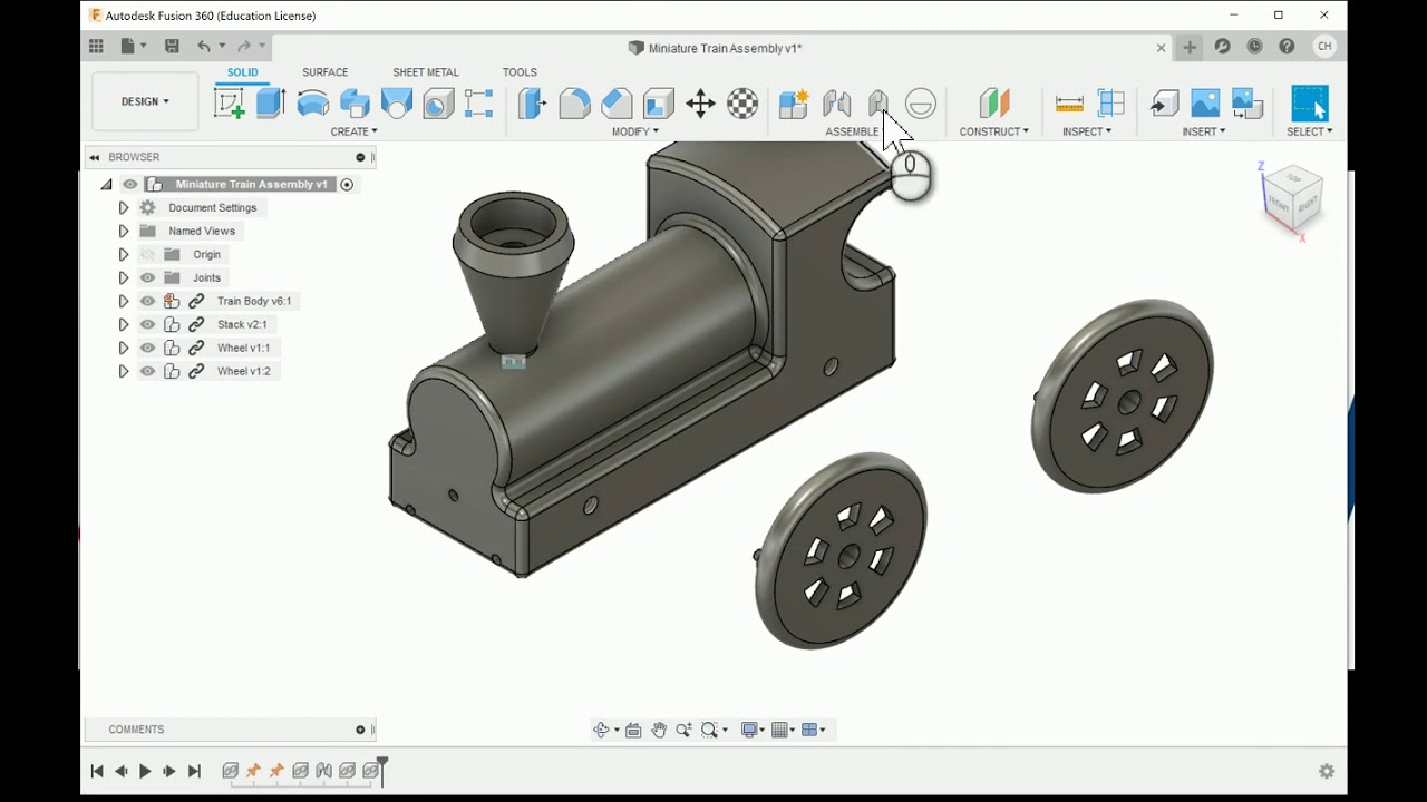Miniature Train Assembly Part 1