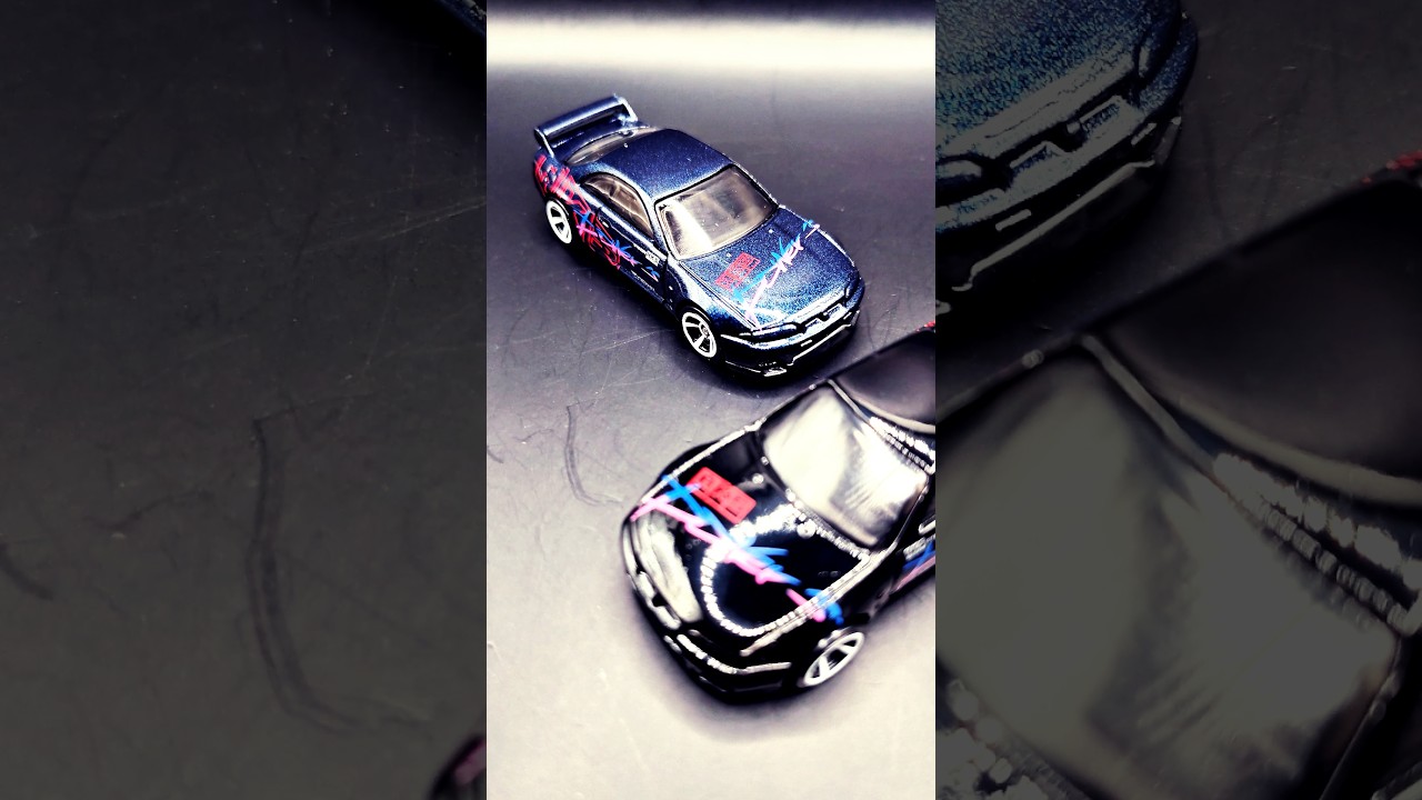 Hot Wheels Nissan Skyline GTR BCNR33 HKS Power Casting Recolor 