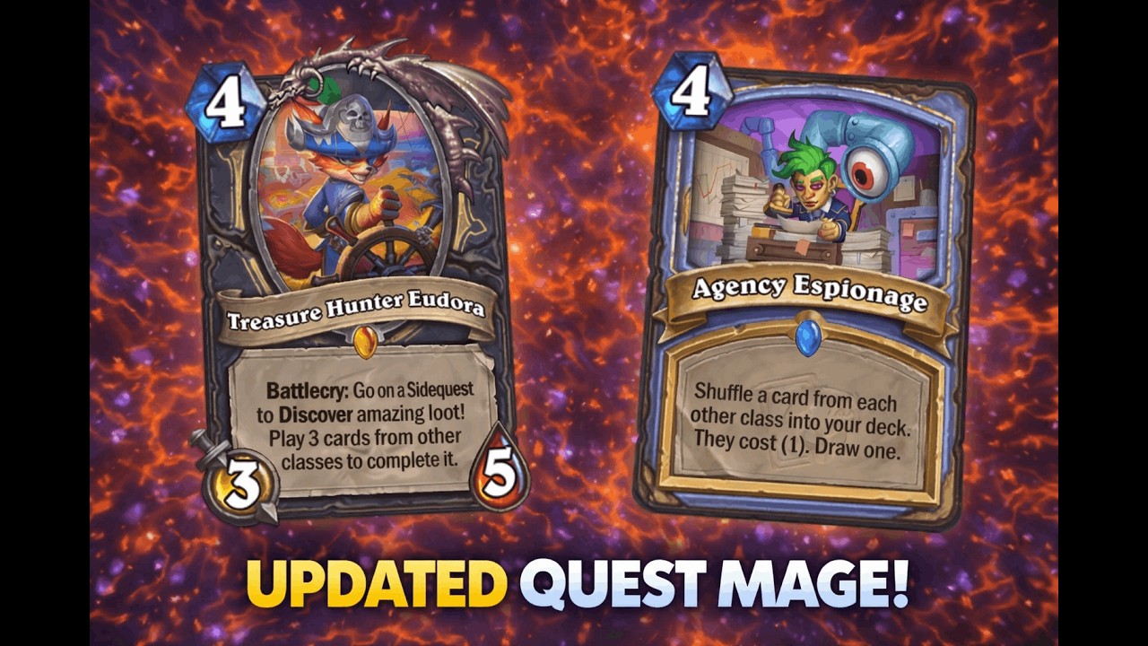 PATCH BUFFED QUEST MAGE! | Hearthstone Gameplay