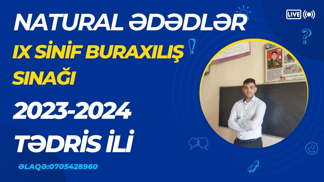 Natural ədədlər 9-cu sinif Buraxılış Sınağı #riyaziyyat #blok #abunəol #buraxilisimtahani