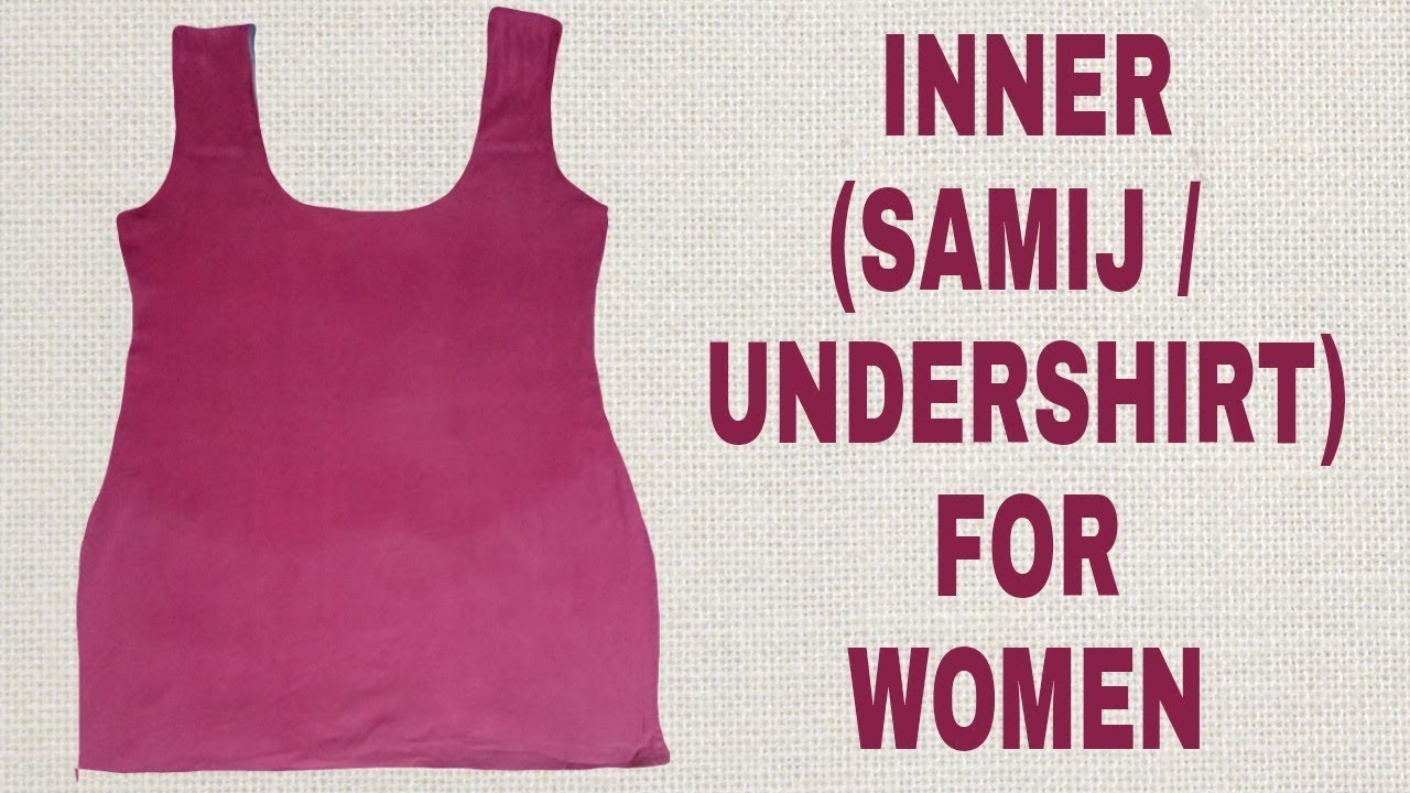 shameez cutting and stitching / for girls /undershirt cutting/ slip cutting in hindi / camisole