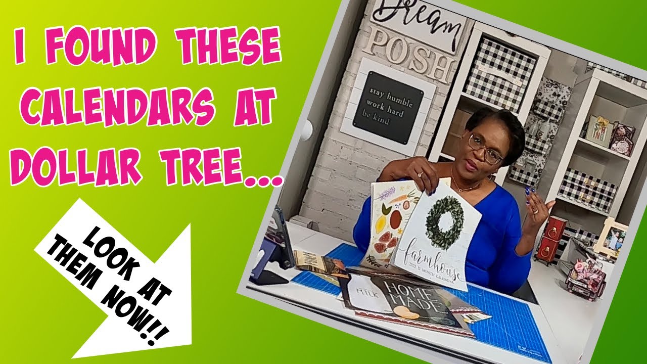 CHECK THIS OUT! Dollar Tree Calendar Makeover!! SAVE THOSE CALENDARS!