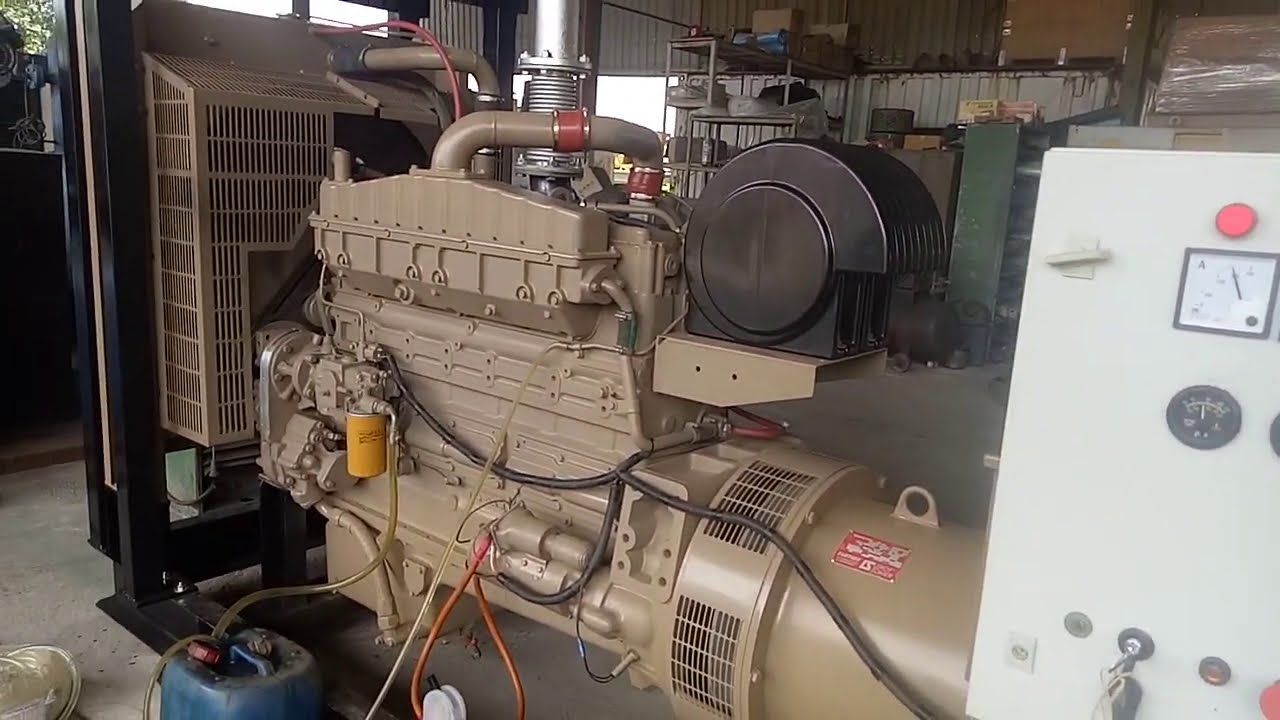 320kva Cummins diesel generator,running test,