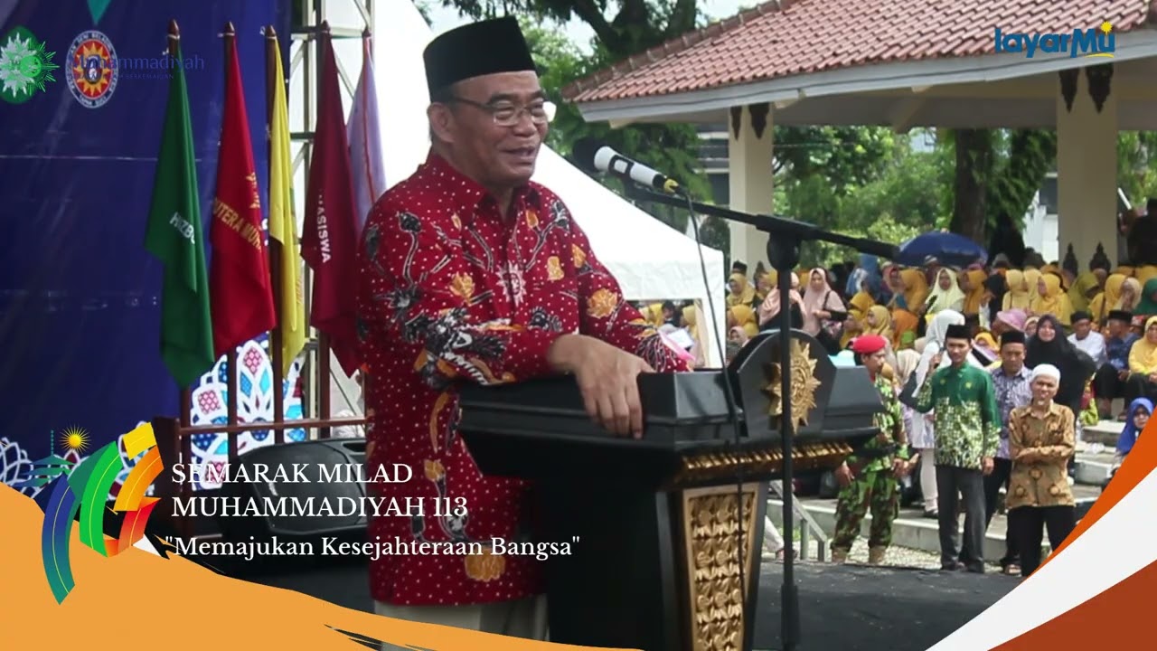 Prof Dr. Muhadjir Effendy, M.AP Tabligh Akbar Milad Muhammadiyah ke-113