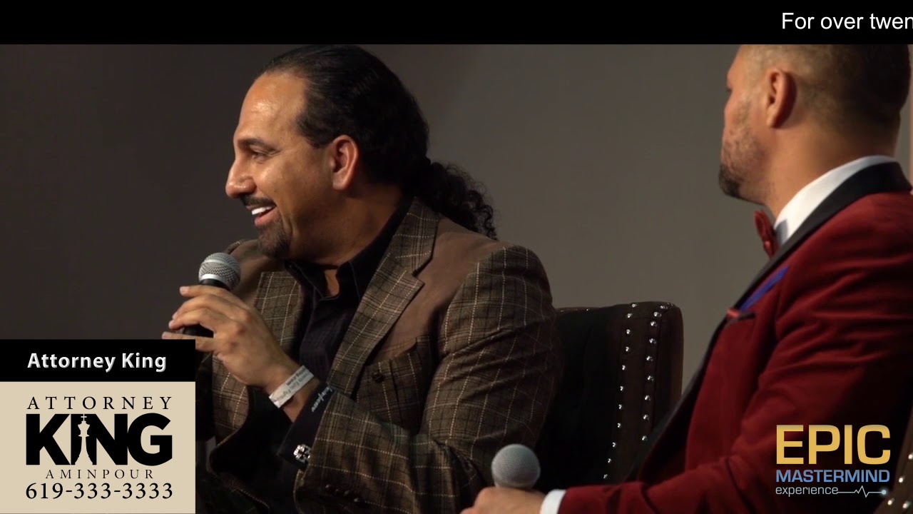 Attorney King Aminpour | The Beginning Part 1 | EPIC Live Interview on video