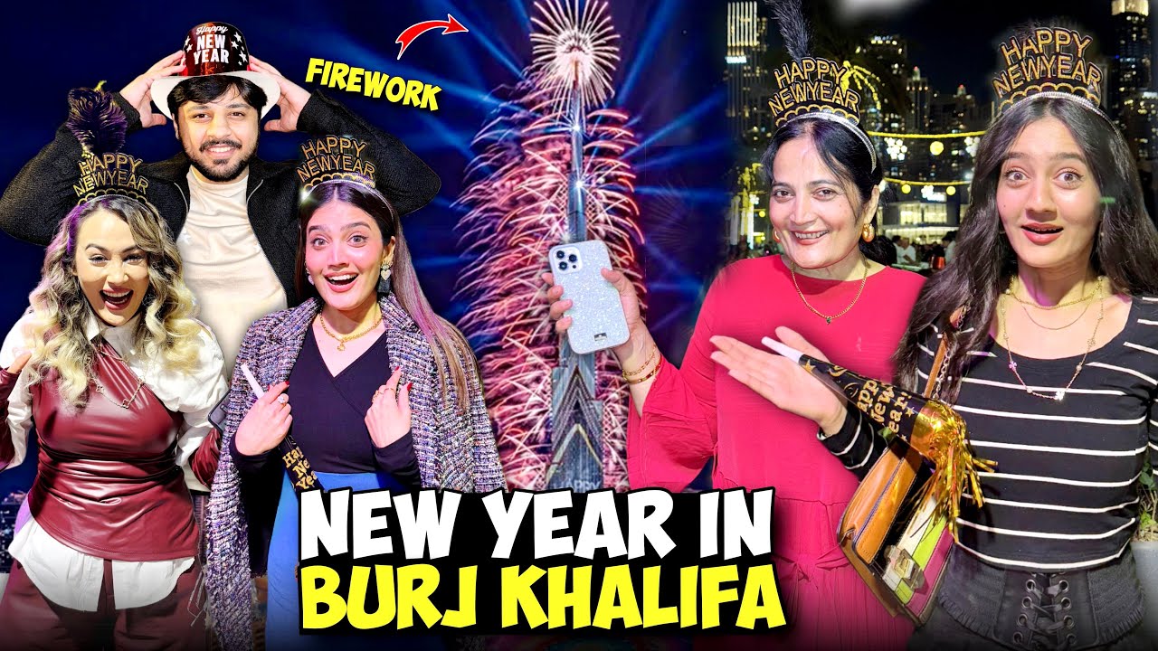 My Most Memorable New Year Ever!😍| Desi Gabru Ney Roast krdia 😱| Burj Khalifa Firework | Sistrology