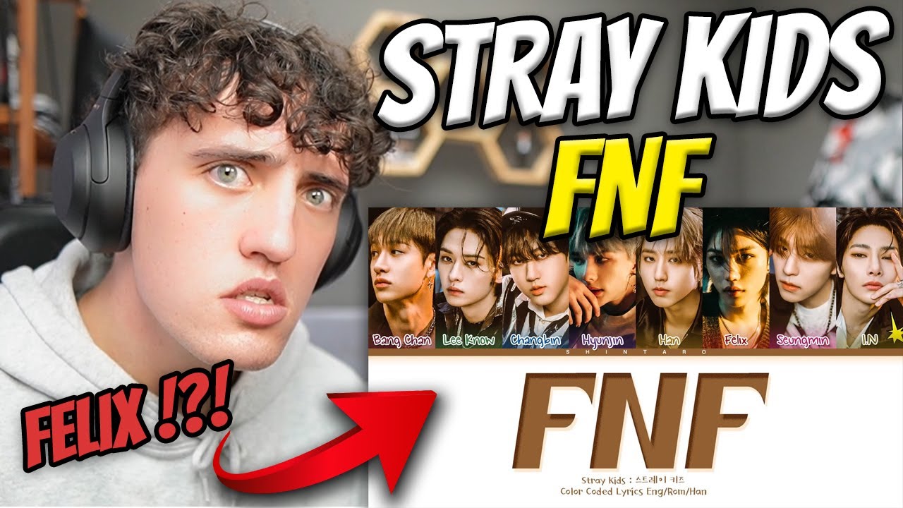 Реакция Stray Kids на «FNF» !!! | Альбом Stray Kids «5 ЗВЕЗД» Трек 9