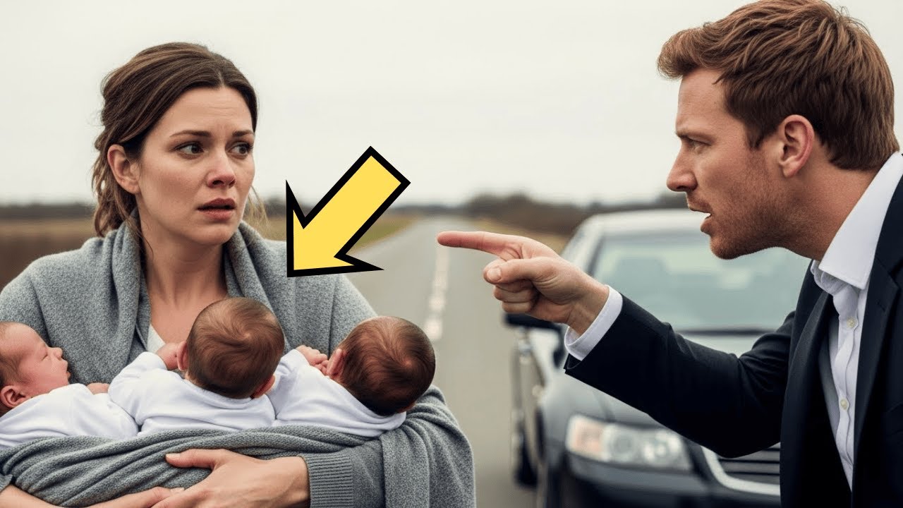 HOMBRE PARA SU AUTO AL VER TRILLIZOS EXTRAÑOS CON SU MADRE… LO QUE NOTA CAMBIA SU VIDA PARA SIEMPRE