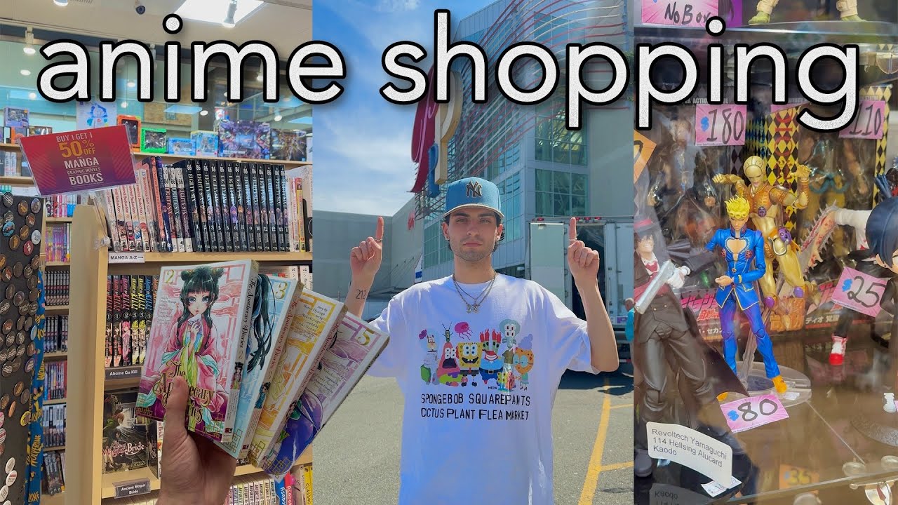anime shopping at the mall