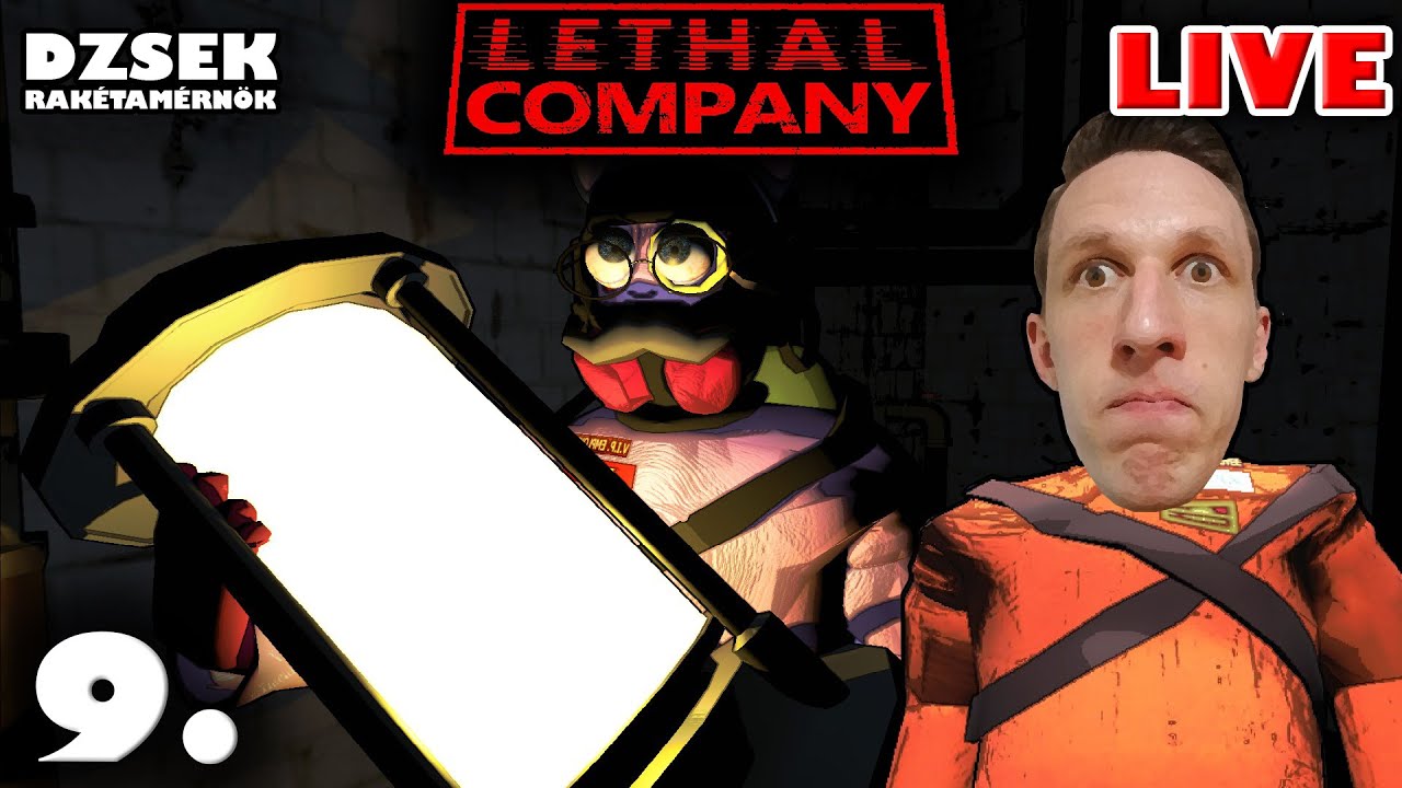 🔴 Lethal Company - 9. Rész - Vár a Vállalat!