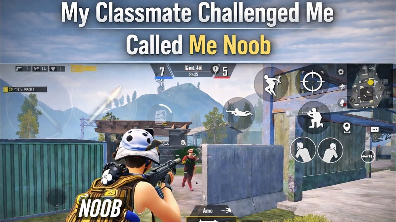 My classmate called me noob then this happend also his reaction