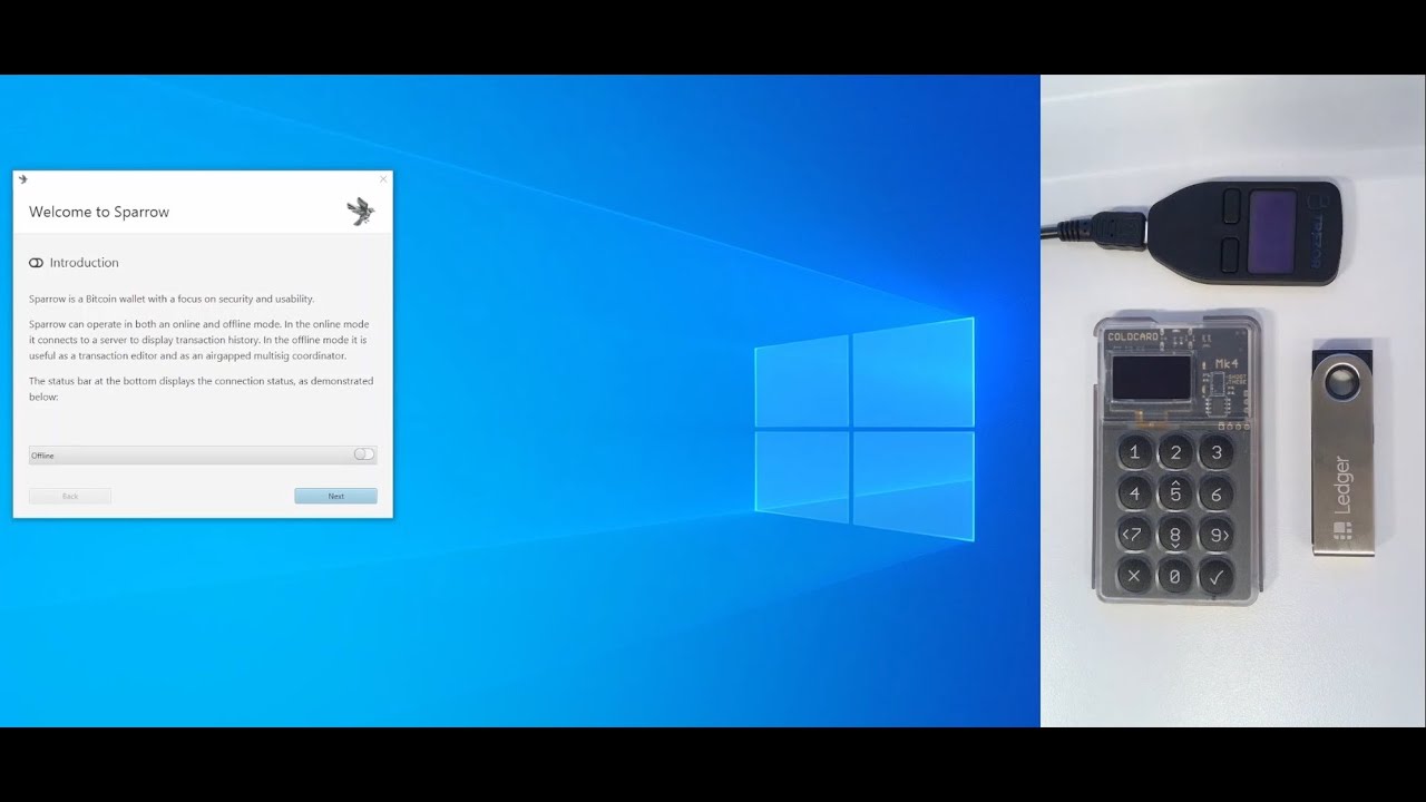 Setting up a New 2-of-3 Multisig Wallet in Sparrow