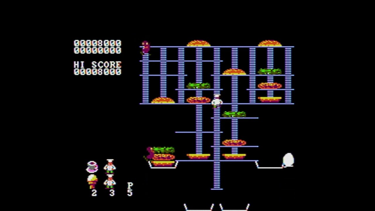 BurgerTime [CGA Composite / PC Speaker]