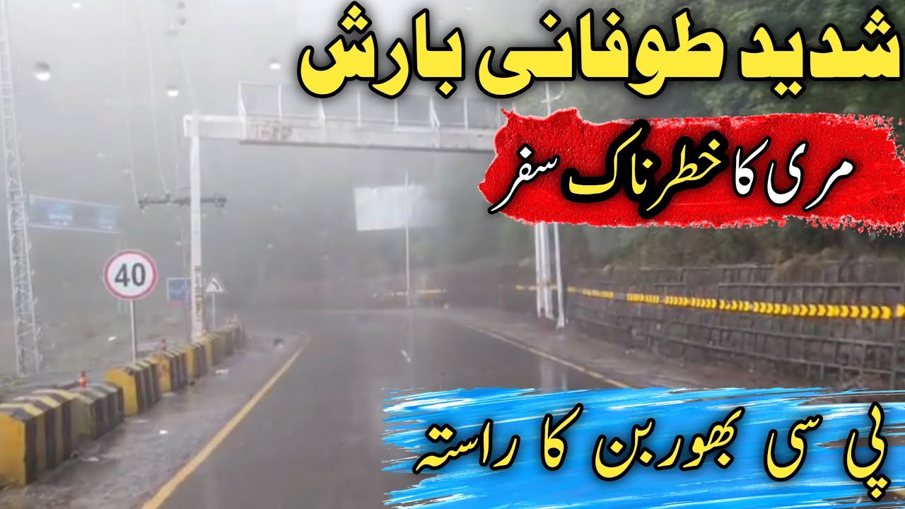 Murree live today | murree weather alert | murree ka mousam | PC Bhorban road 🛣️ | مری کا راستہ