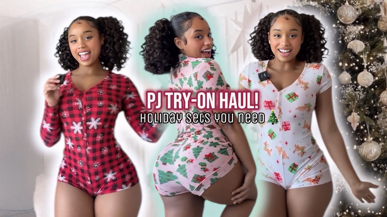 Не могу поверить, какие милые эти пижамы… Примерка от Fashion Nova 💗