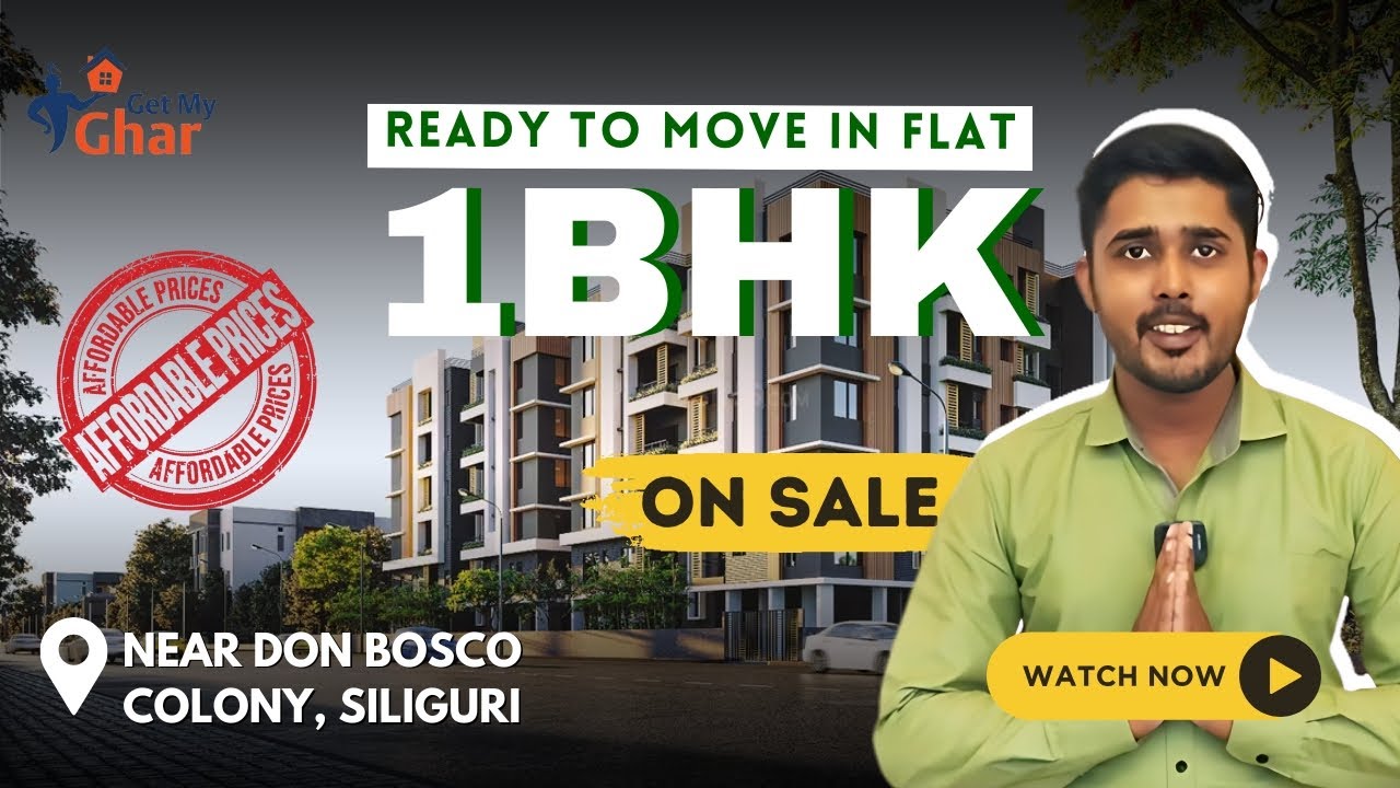 Ready to Move Flats in Siliguri | 1 BHK for Sale | Don bosco colony | 📞 9038210101 | Green Exotica