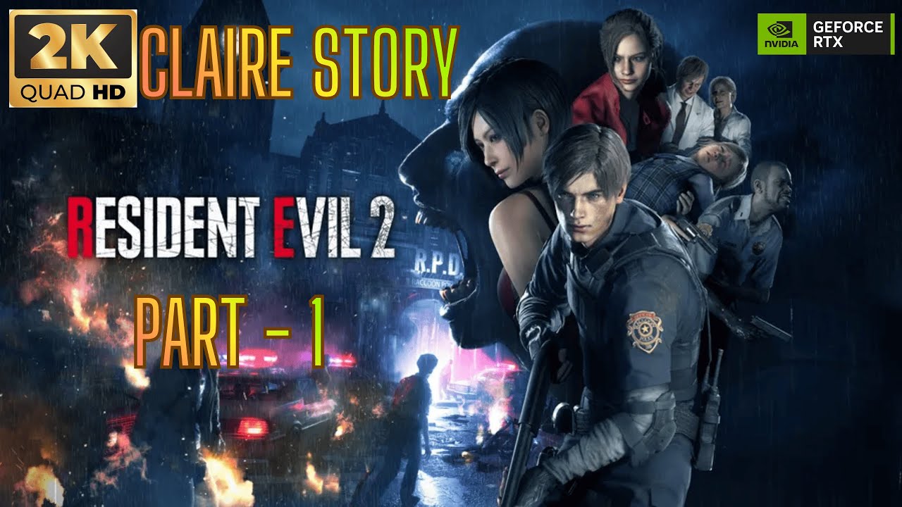 Resident Evil 2 Remake (Claire Story) Gameplay Walkthrough Part 1 [2K 60FPS PC] - No Commentary