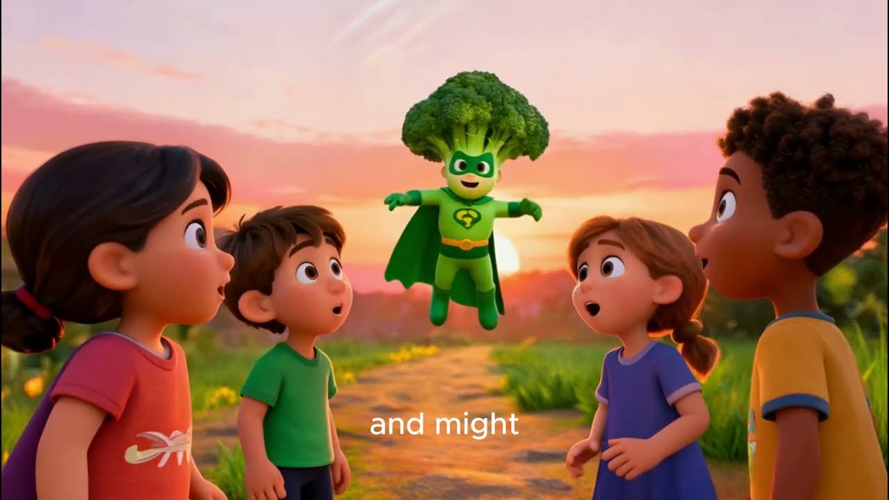 🥦 NO MORE FUSSY EATING! The Magic Broccoli Superhero 🌙 Sleep in 5 Minutes