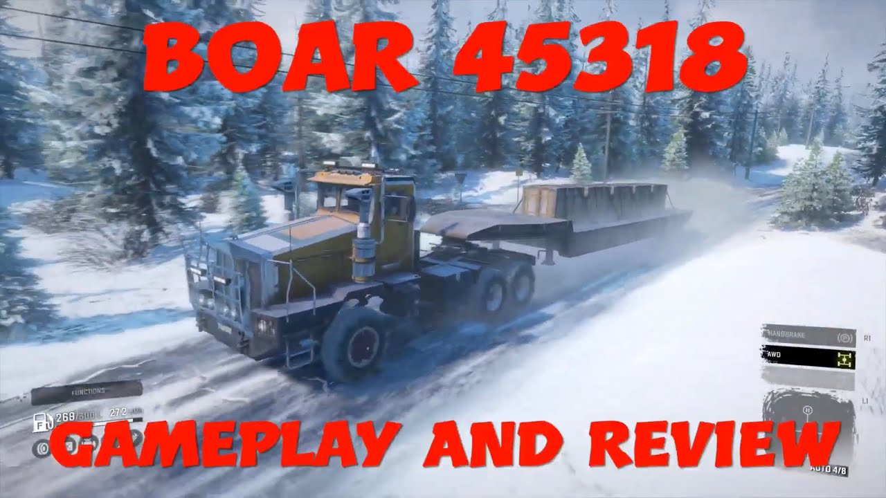 Игровой процесс и обзор SnowRunner Boar 45318