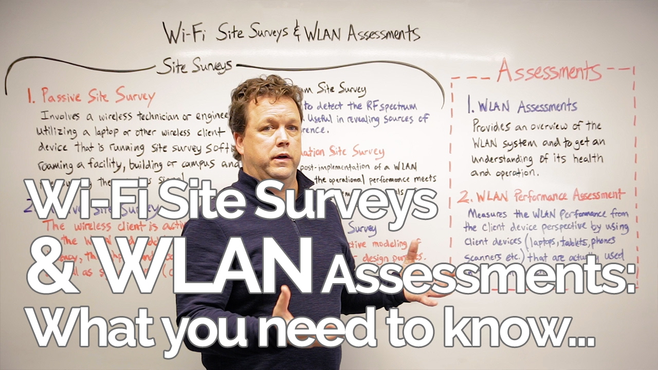 Whiteboard Wednesday: Wi-Fi Site Surveys & WLAN Assessments - What You Need to Know