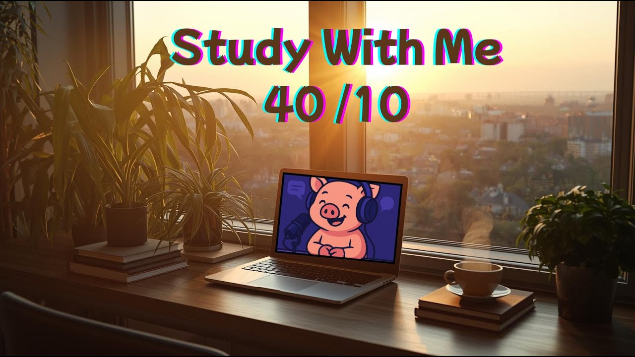 40/10 Deep Focus Study With Me ⚡ Upbeat Music for Hard Tasks
