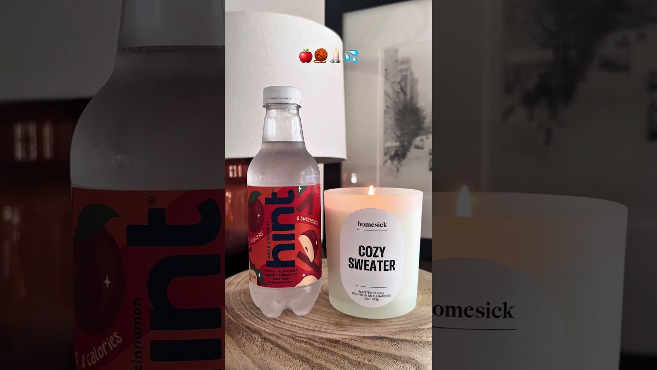 Hint x Homesick Holiday Essentials 🕯️💦✨