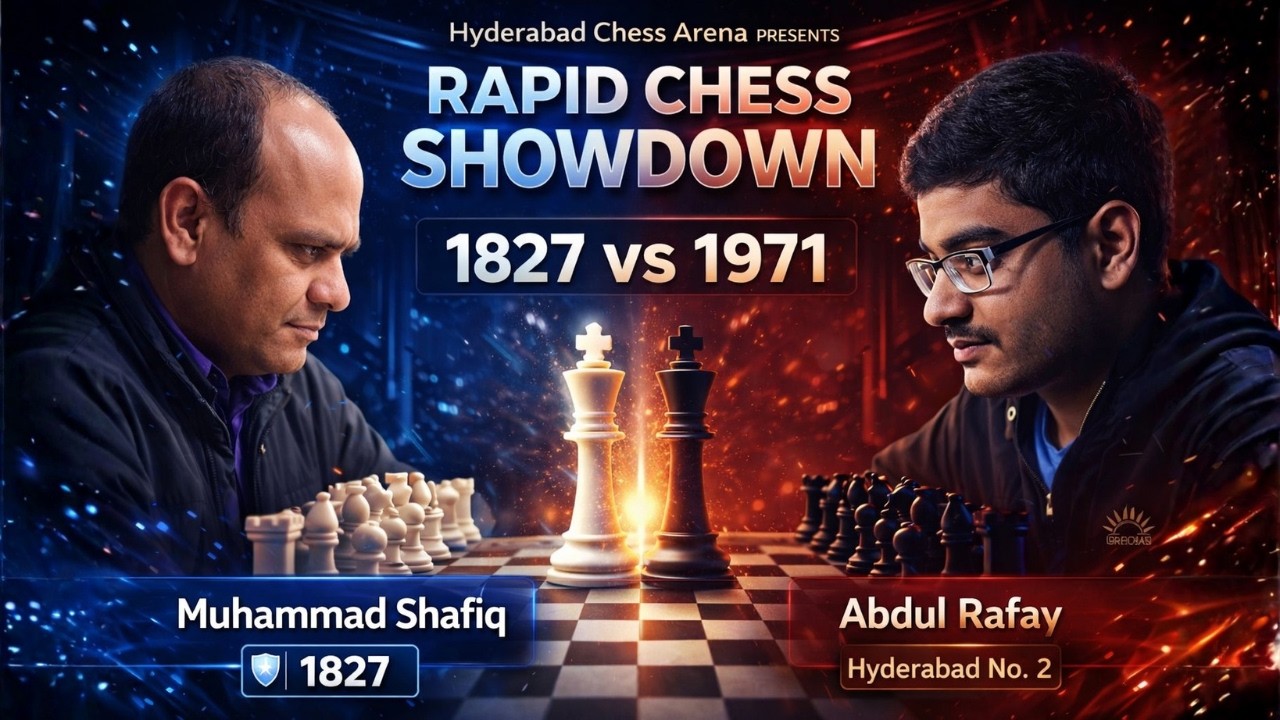 Rapid Chess Showdown | 1827 vs 1971 | Muhammad Shafiq vs Abdul Rafay