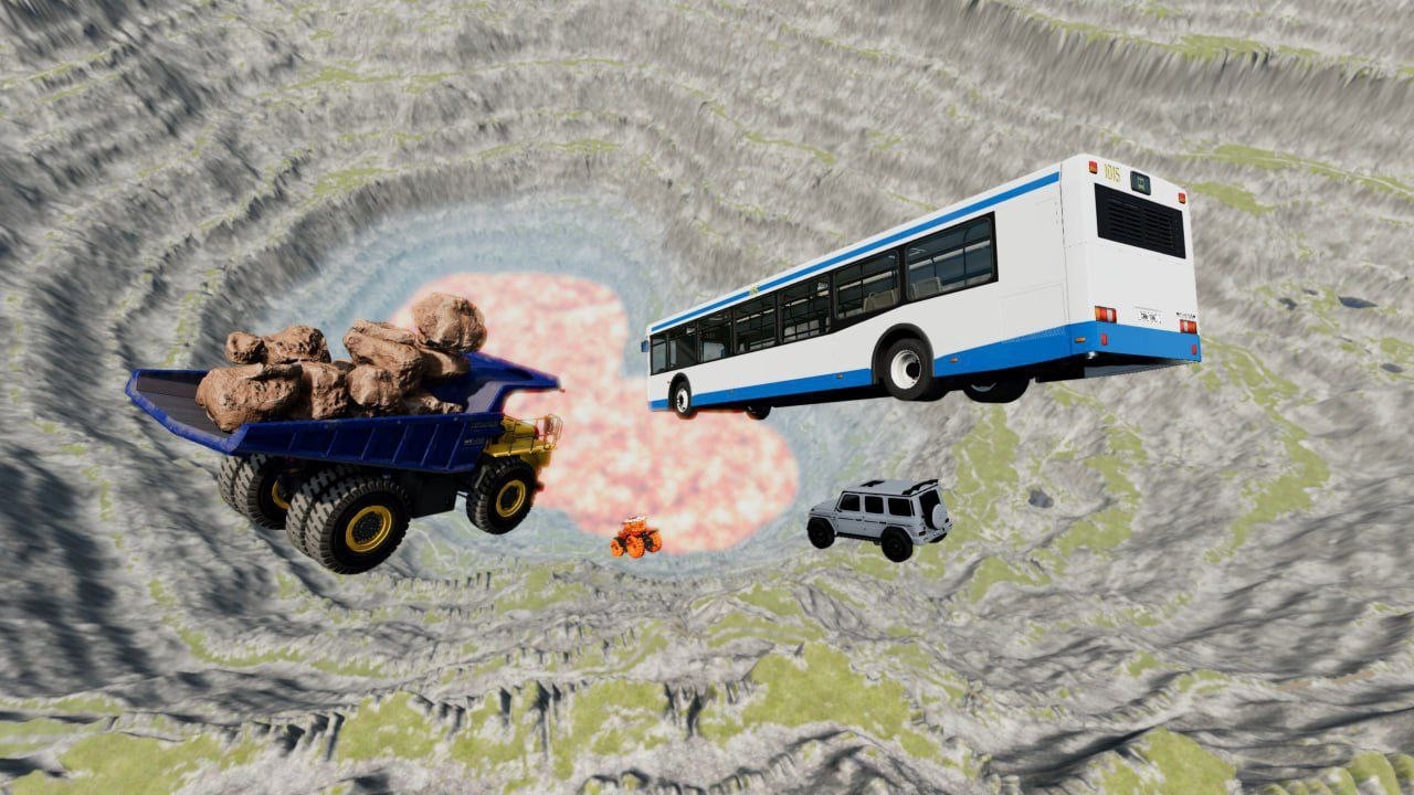 🚒 Fire Truck vs Deadly GIANT Lava Pit 🔥💥 | Extreme Crash Test | BeamNG.drive