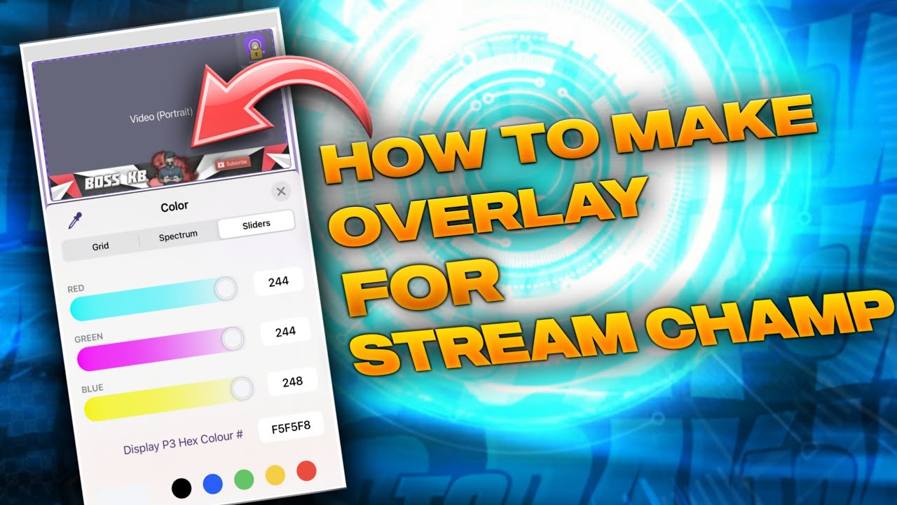 Как сделать оверлей для Stream Champ #Streamchamp #Overlay #ZokkomonGaming