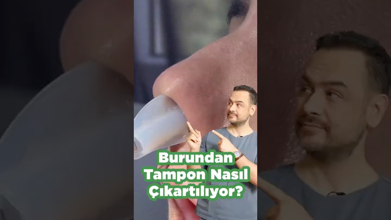 Burun Ameliyatın Sonra Tampon Nasıl &Ccedil;ıkar?