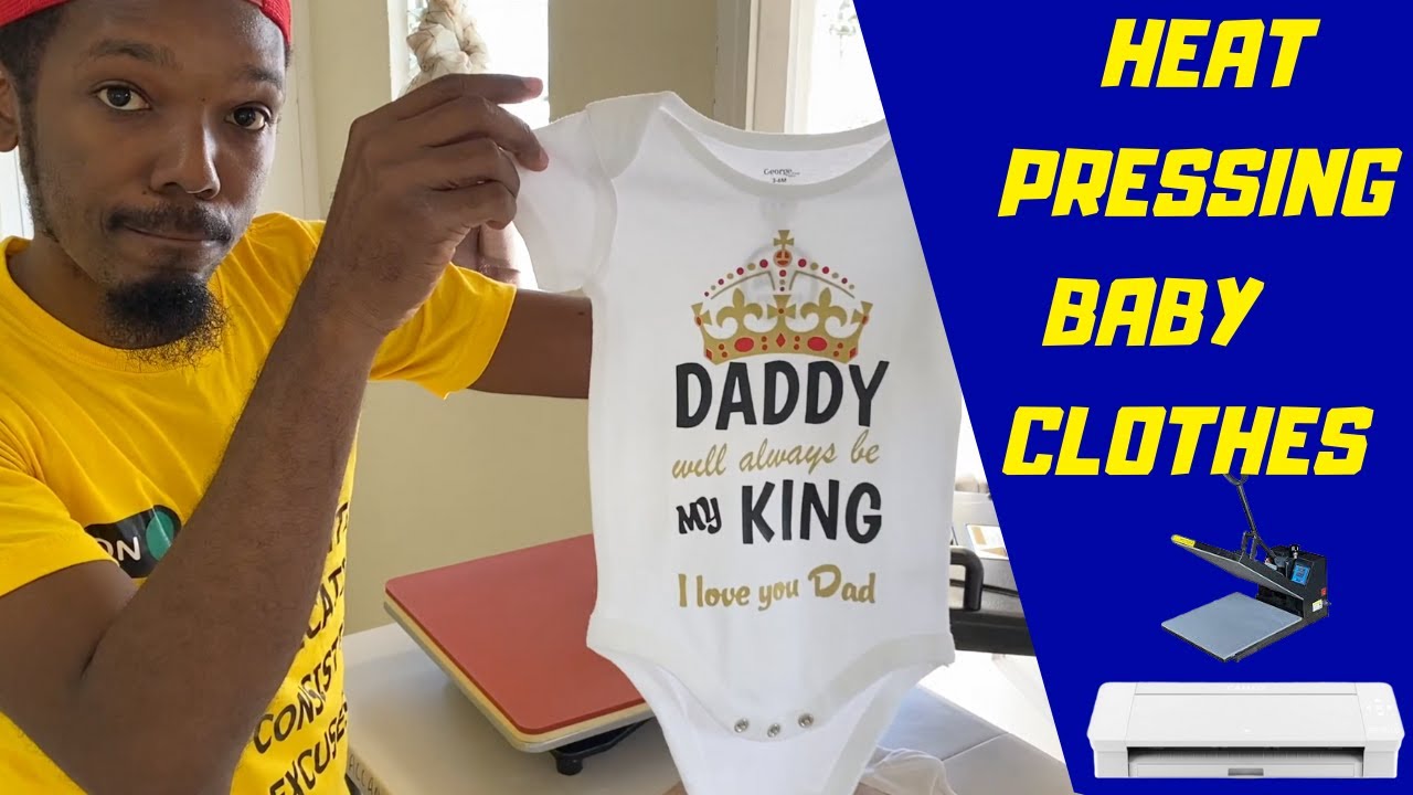 Heat Pressing Baby Clothes