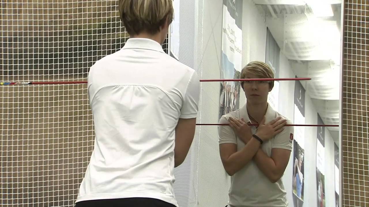 Golf Training Indoor: Üben vor dem Spiegel