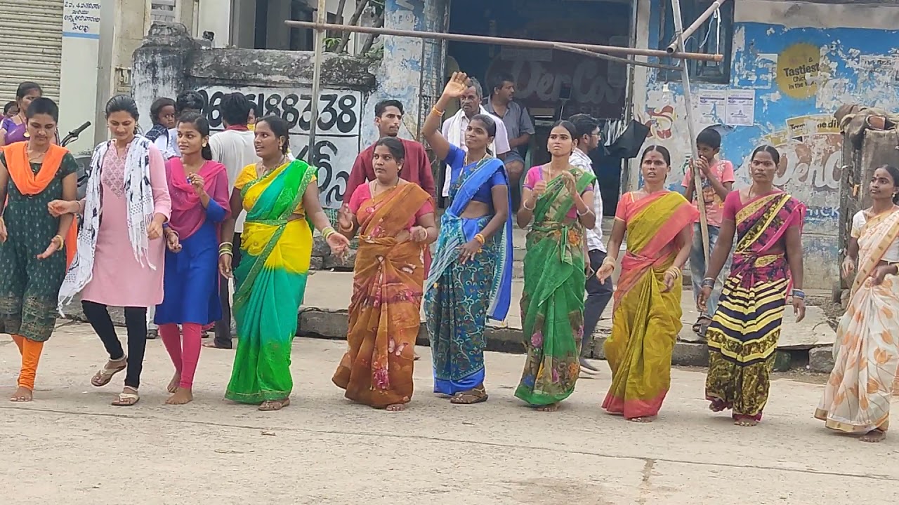 Dandia dance @ Kothapally (haveli) Durga Devi.