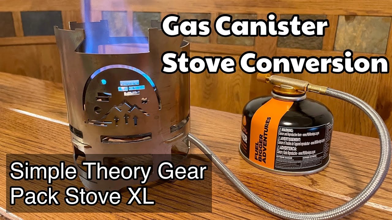 Преобразование газового баллона Simple Theory Gear Pack Stove XL
